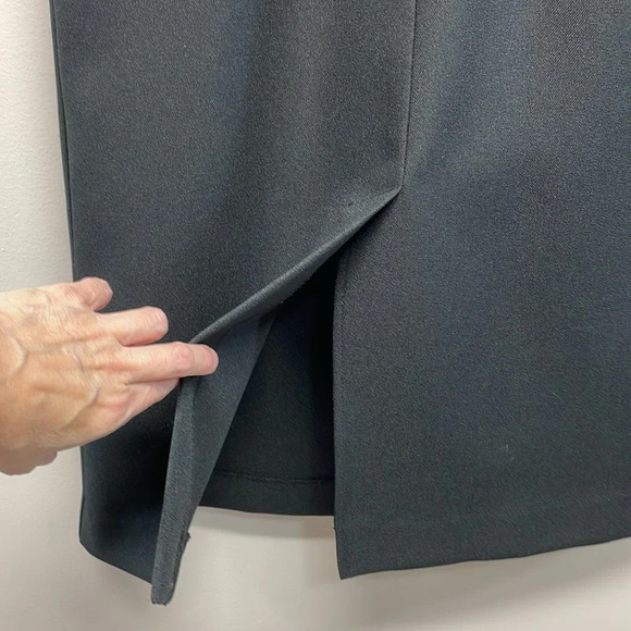 Vintage Haberdashery by Personal Black Waist Watcher Skirt 8 - Picture 4 of 16